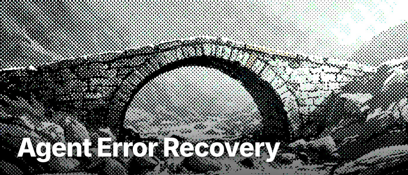 How do browser agents recover from errors?