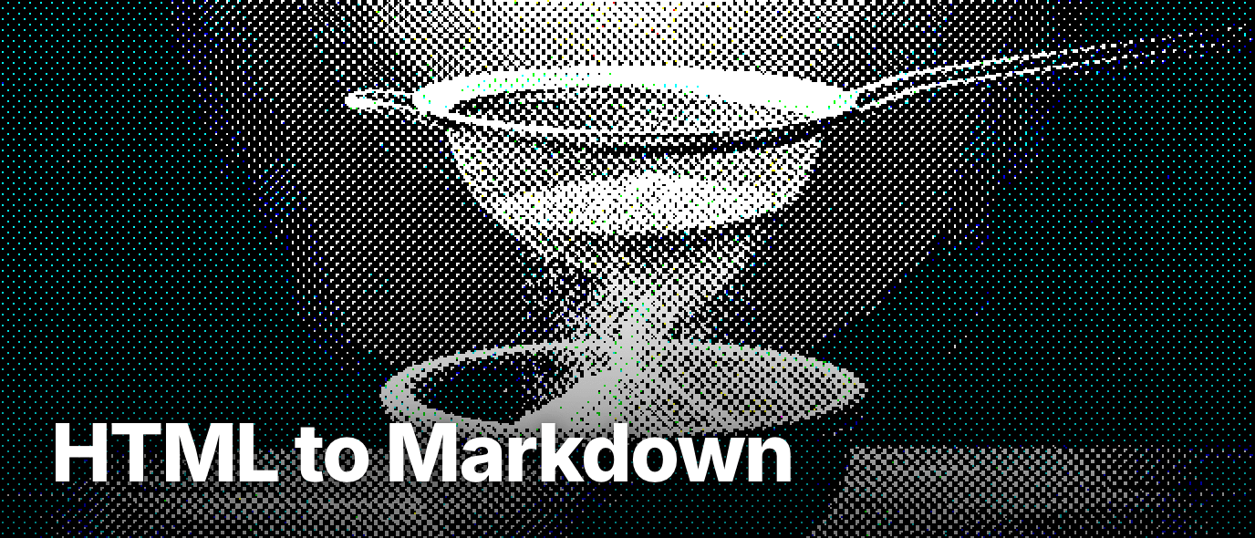 What is HTML to Markdown conversion?