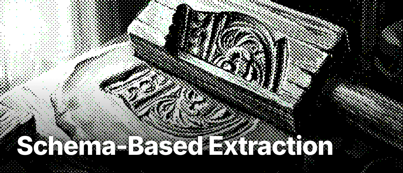 What is schema-based extraction?